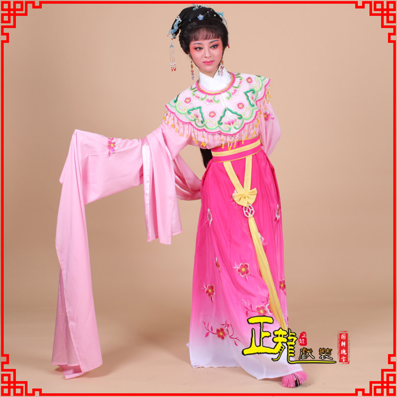 城中水袖青衣练功花旦服 梅花古装衣