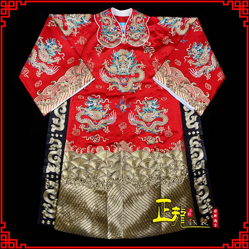 城中皇帝蟒袍全金八宝团龙蟒